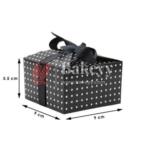 black-with-white-small-dotted-small-gift-box-cute-kraft-paper-gift-boxes-with-brown-ribbon-wedding-favour-boxes-kraft-brown-gift-box-for-party-wedding-gifts-or-pack-of-10-bakeyy-com-5 - Bakeyy.com