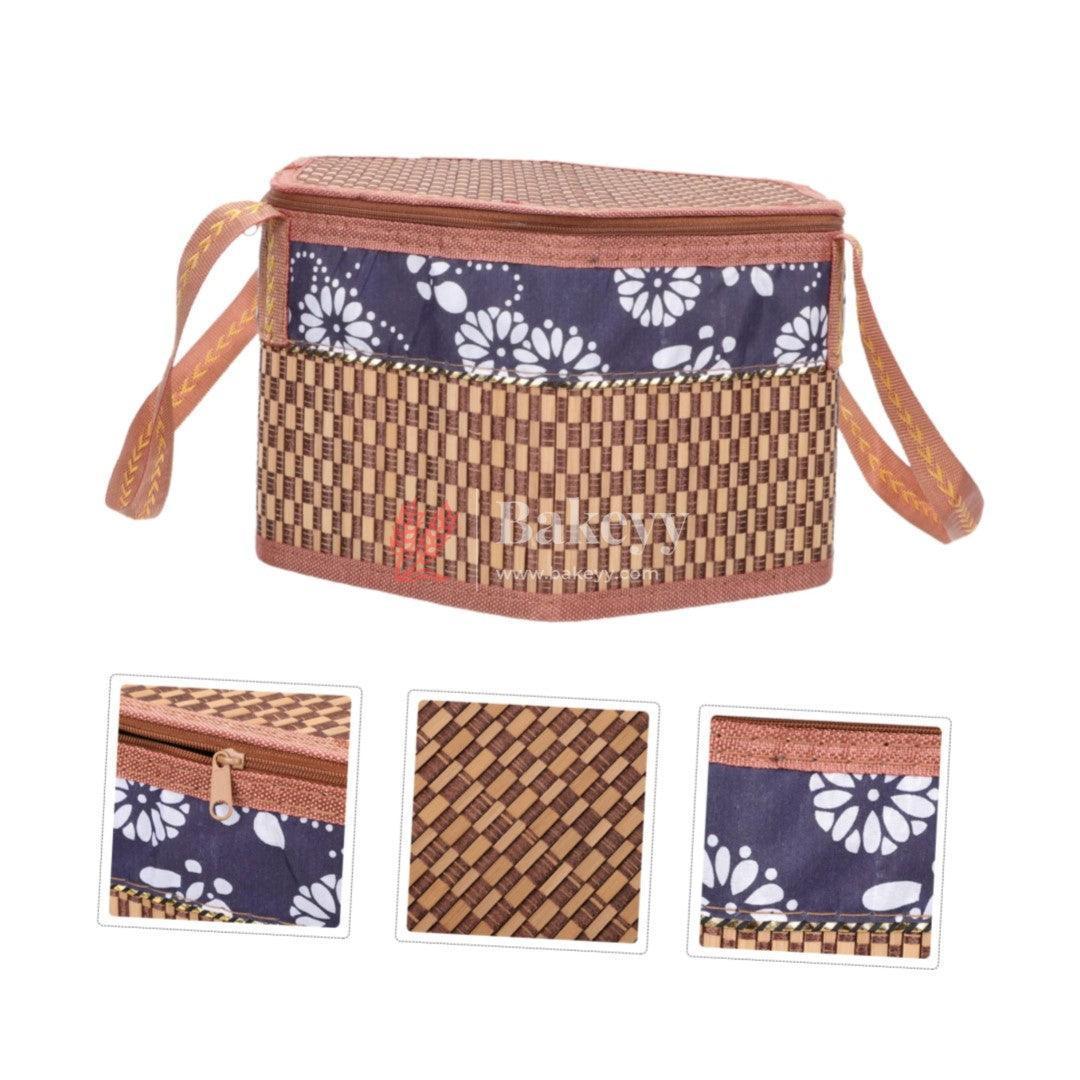 brown-hexagon-wooden-baskets-handmade-wicker-basket-bakeyy-com-2 - Bakeyy.com