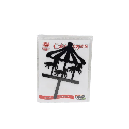 Cake Topper Horse Carousel - Bakeyy.com - India - Cake Topper Horse Carousel - Default Title