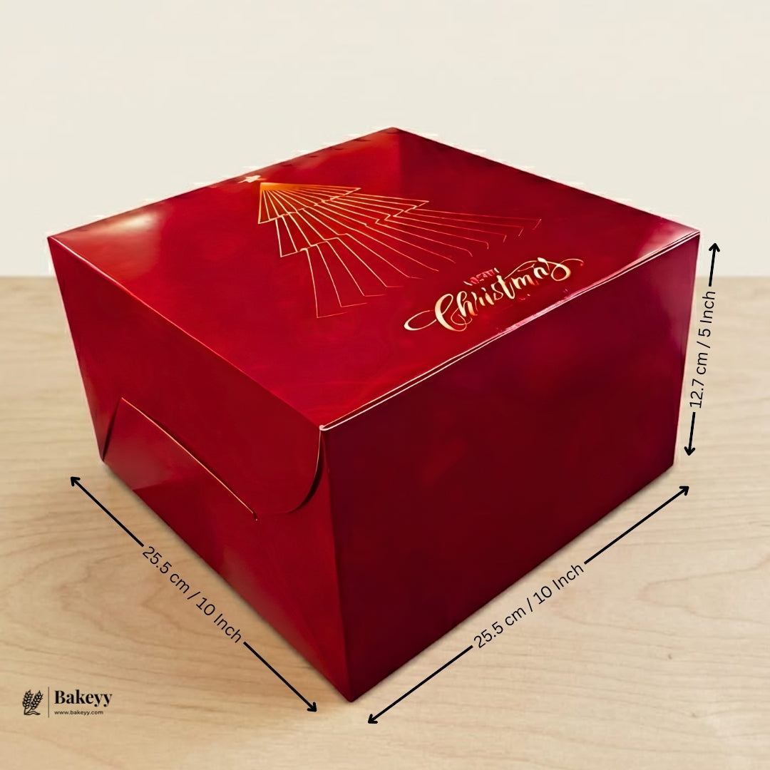 Christmas Cake Box | Perfect for Cake & Treats | Pack of 25