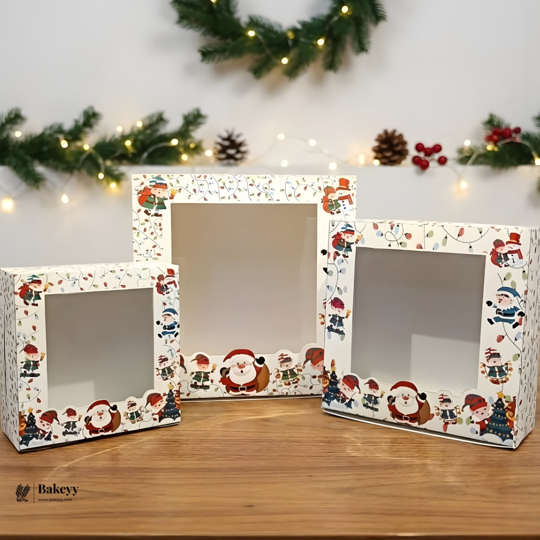 Christmas Cake Box | Perfect for Cake & Treats | Pack of 25