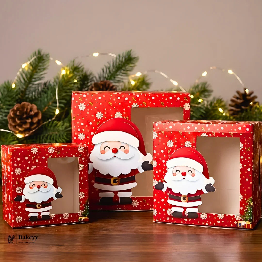 Christmas Cake Box | Perfect for Cake & Treats | Pack of 25