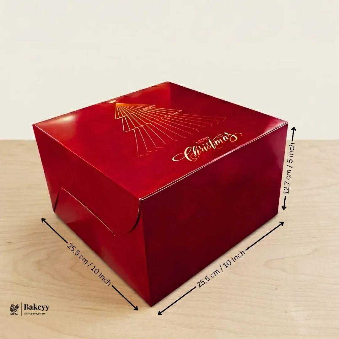 Christmas Cake Box | Perfect for Cake & Treats | Pack of 25