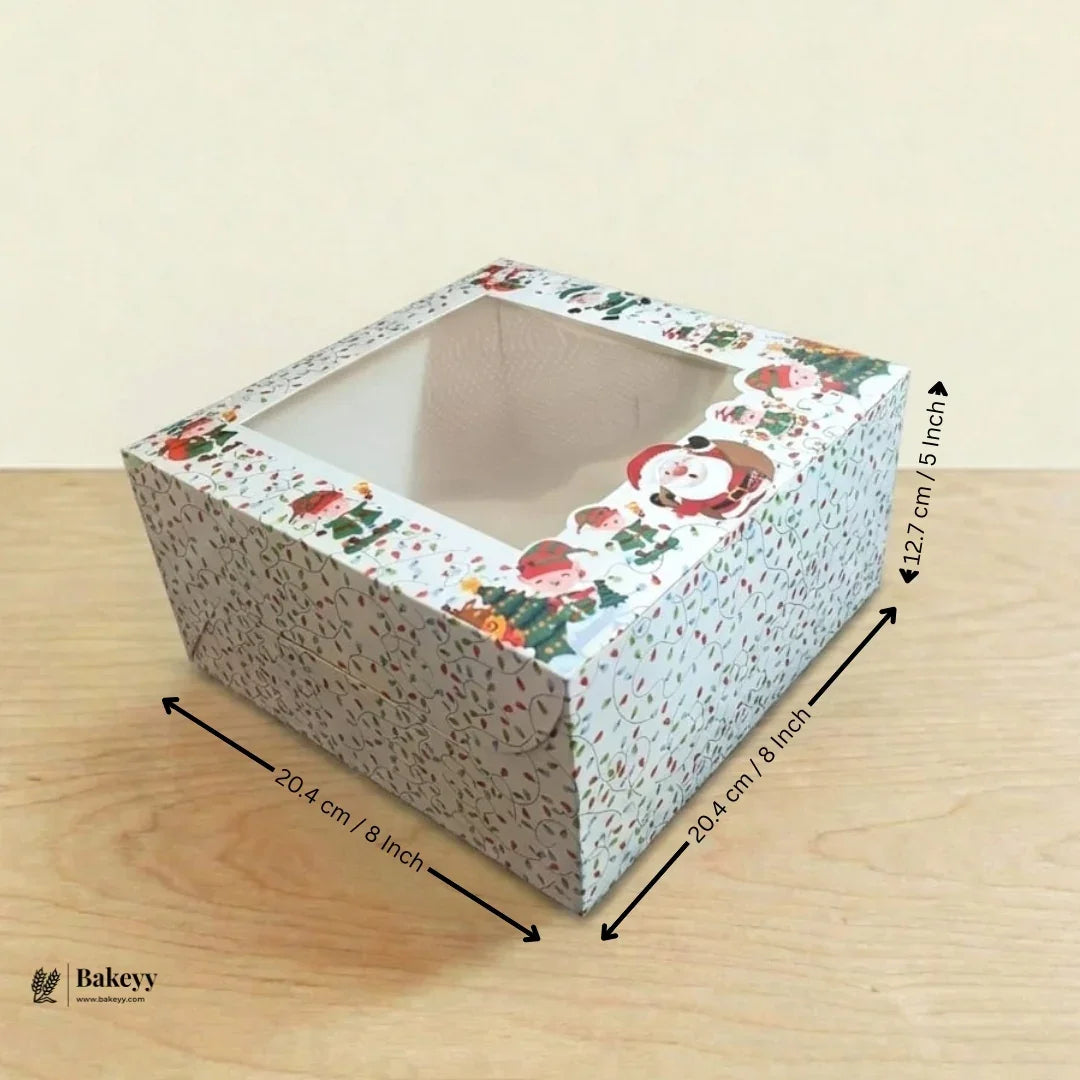 Christmas Cake Box | Perfect for Cake & Treats | Pack of 25