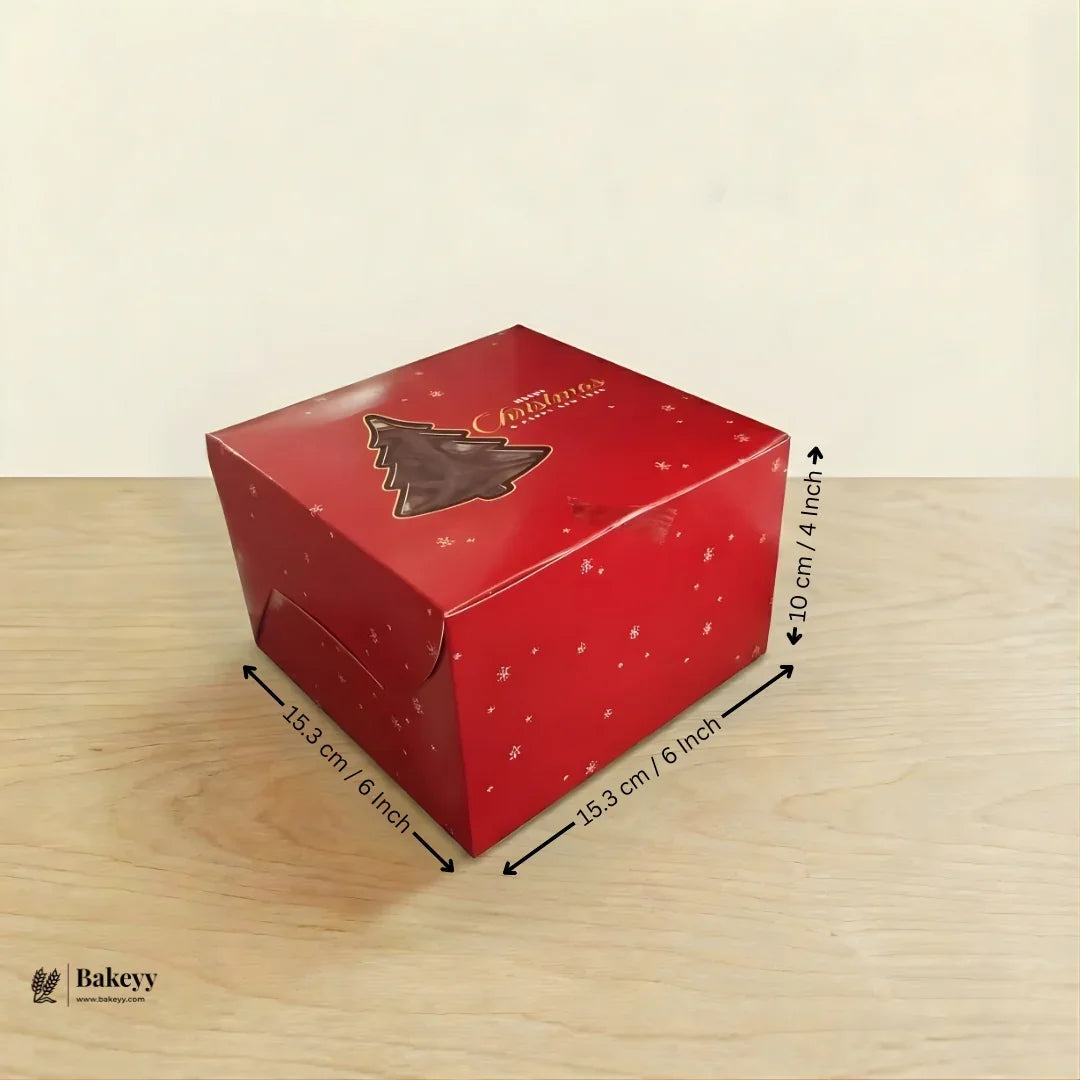 Christmas Cake Box | Perfect for Cake & Treats | Pack of 25