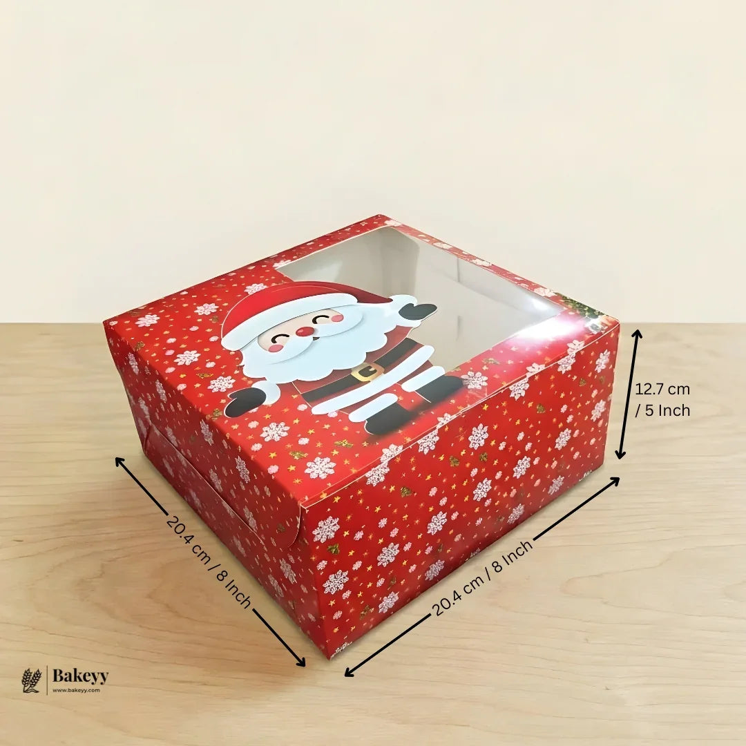 Christmas Cake Box | Perfect for Cake & Treats | Pack of 25