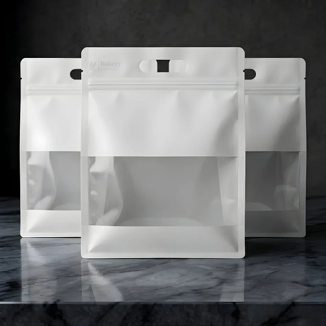 Zip Lock Bread Pouch with Window | Loaf Packaging | Zip-Lock Packaging | Pack of 50 - Bakeyy.com - India - Zip Lock Bread Pouch with Window | Loaf Packaging | Zip-Lock Packaging | Pack of 50 - Default Title 1000.00