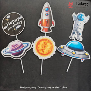 Hobbies & Lifestyle Cake Toppers | Fun Hobby-Themed Decor Picks | Assorted Adult Theme Pack | Pack of 6
