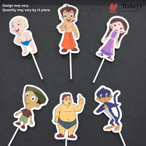 Kids Movies & Shows Cake Toppers | Birthday Party Decor | Birthday Cake Decor | Pack of 6