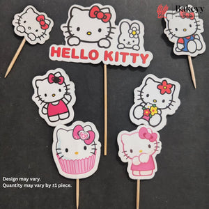 Kids Movies & Shows Cake Toppers | Birthday Party Decor | Birthday Cake Decor | Pack of 6