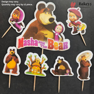Kids Movies & Shows Cake Toppers | Birthday Party Decor | Birthday Cake Decor | Pack of 6