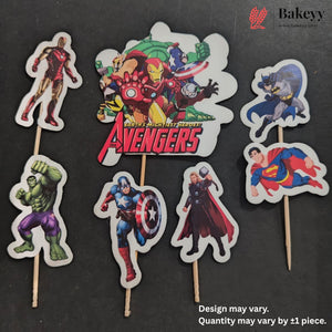 Kids Movies & Shows Cake Toppers | Birthday Party Decor | Birthday Cake Decor | 6 pieces per pack | Pack of 1