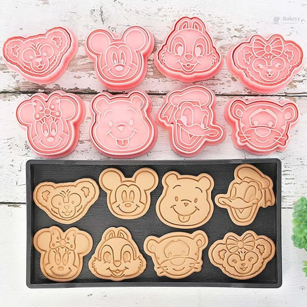 cartooncookiecutter_disneystylecookiecutter_charactercookiecutterset_MickeyMousecookiecutter_MinnieMousefondantcutter_DonaldDuckcookiecutter_WinniethePoohcookiecut_4 - Bakeyy.com