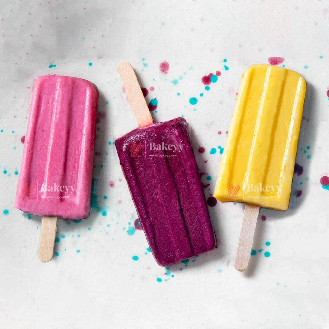 Cakesicle Sticks – 11cm x 0.8cm| Wooden Popsicle Sticks for Cake Pops, Ice Cream, Crafts | Thin, Food-Grade Wood, Smooth Finish – Perfect for DIY and Baking Projects| Pack of 50 - Bakeyy.com - India - Cakesicle Sticks – 11cm x 0.8cm| Wooden Popsicle Sticks for Cake Pops, Ice Cream, Crafts | Thin, Food-Grade Wood, Smooth Finish – Perfect for DIY and Baking Projects| Pack of 50 - Default Title