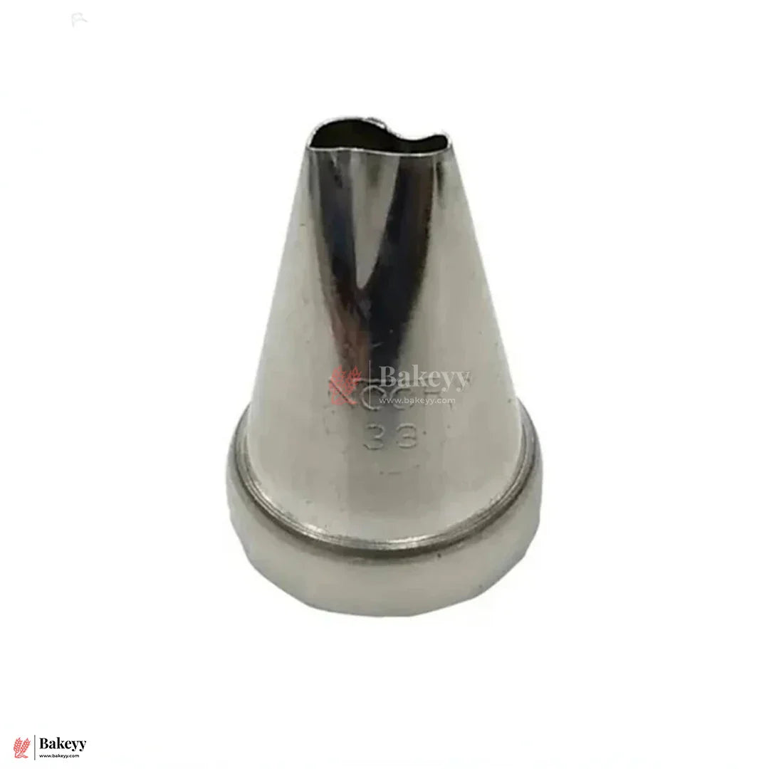 Small Nozzle No. 33 – Stainless Steel Flower Piping Tip for Cake Decoration