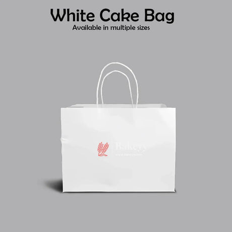 12 Inch/30.5 Cm |2kg| Paper Cake Bag| White Bag | Carry Bag for Sweets, Chocolates, Gifts| Pack of 50 - Bakeyy.com - India - 12 Inch/30.5 Cm |2kg| Paper Cake Bag| White Bag | Carry Bag for Sweets, Chocolates, Gifts| Pack of 50 - Pack of 50 / 12" Cake Bag