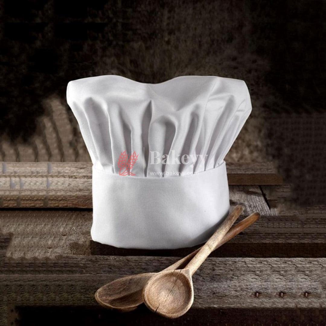 Chef Hat Baker Kitchen Cooking Chef Cap White Pack of 10 Bakeyy
