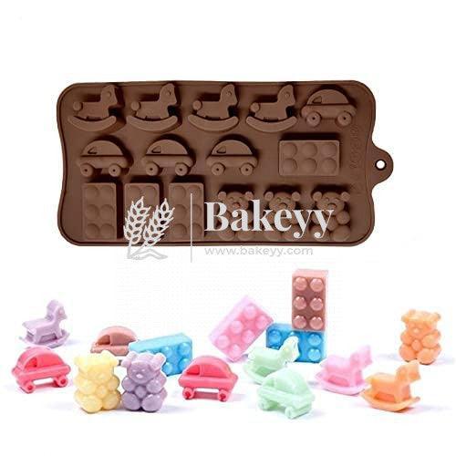 Chocolate Silicon Mould | Teddy Bear Hemisphere Vehicle Horse Multiple Shapes Chocolate Mould | Multiple Designs - Bakeyy.com - India - Chocolate Silicon Mould | Teddy Bear Hemisphere Vehicle Horse Multiple Shapes Chocolate Mould | Multiple Designs - Default Title