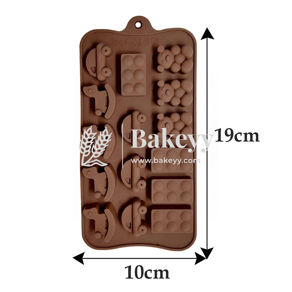 Chocolate Silicon Mould | Teddy Bear Hemisphere Vehicle Horse Multiple Shapes Chocolate Mould | Multiple Designs - Bakeyy.com - India - Chocolate Silicon Mould | Teddy Bear Hemisphere Vehicle Horse Multiple Shapes Chocolate Mould | Multiple Designs - Default Title