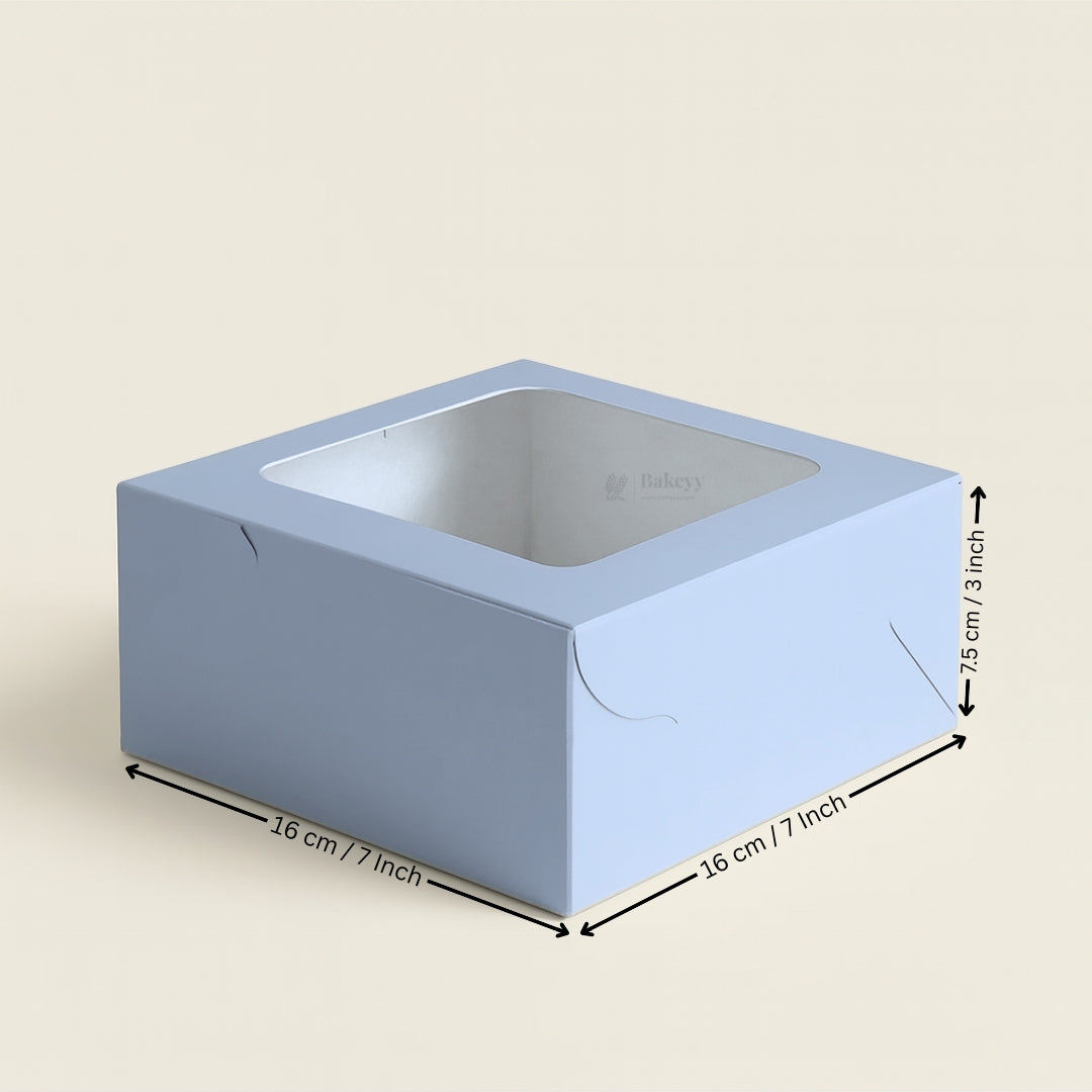 Color Cupcake Boxes With Handle | Christmas Style Cupcake Boxes | Multi-Colour Festive Boxes | Pack of 10