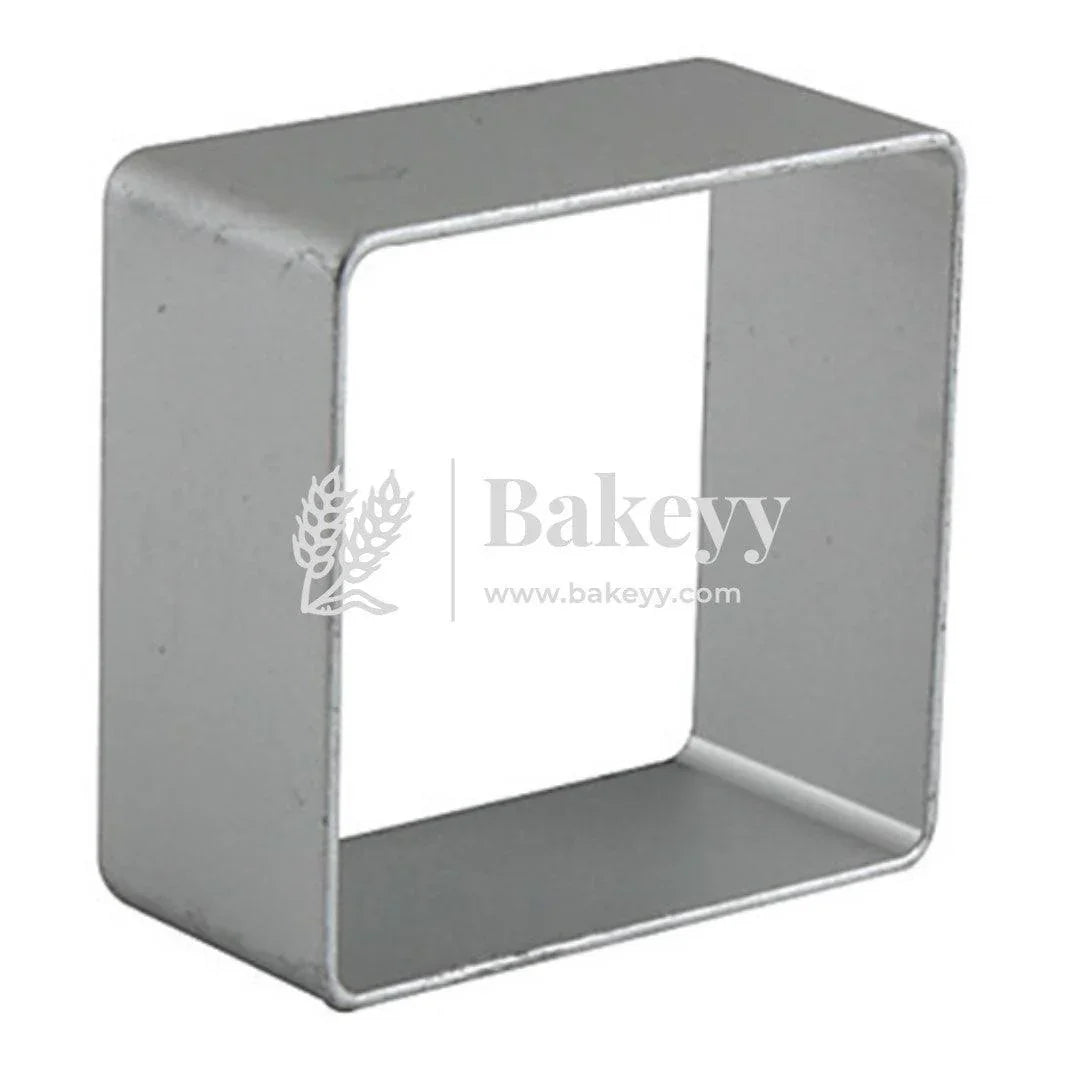 cookie-biscuit-cutter-square-shape-biscuit-mould-aluminium-1-piece-bakeyy-com - Bakeyy.com