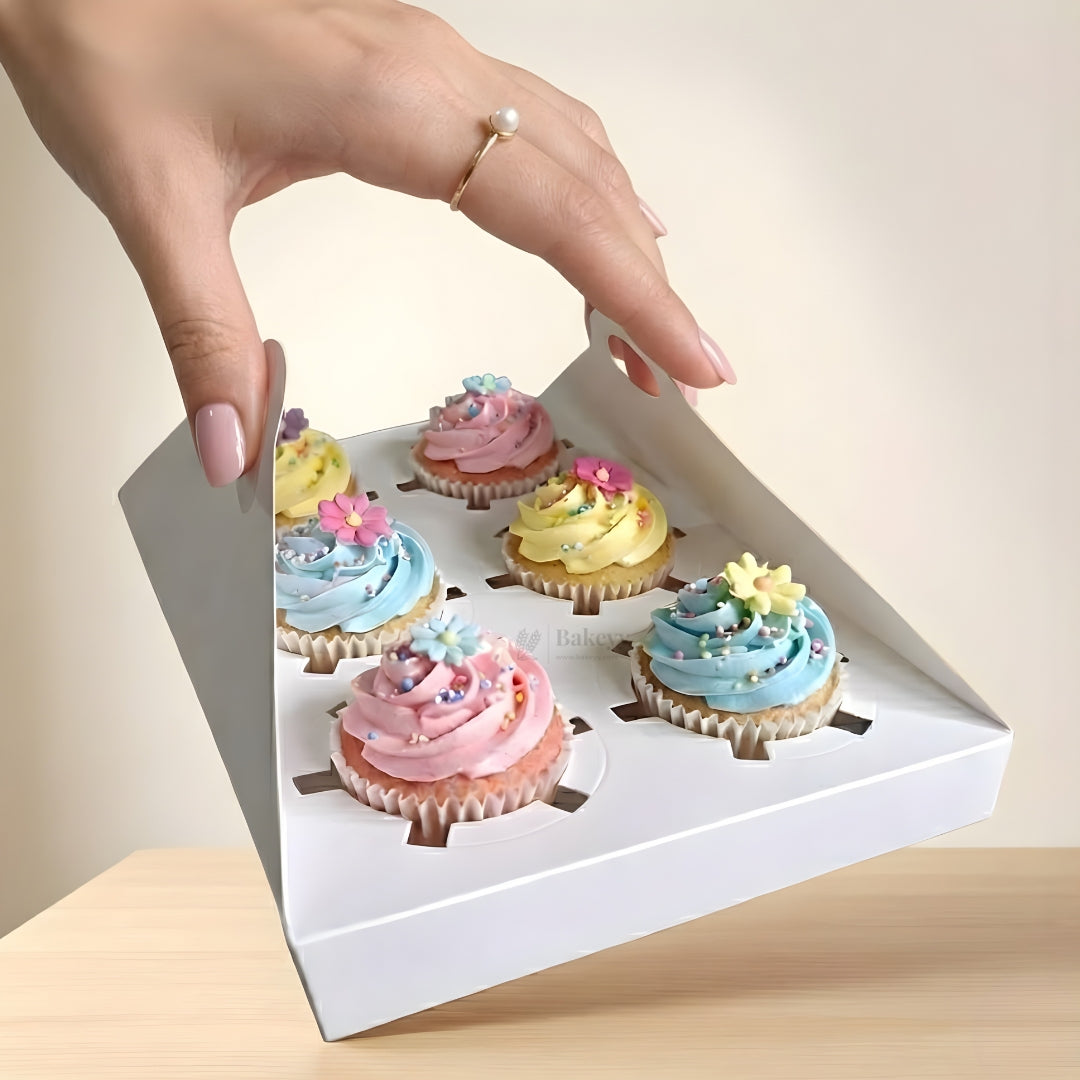 Cavity Cupcake Holder Tray | Bakery Cupcake Base Insert | Muffin Holder for Boxes | Pack of 25
