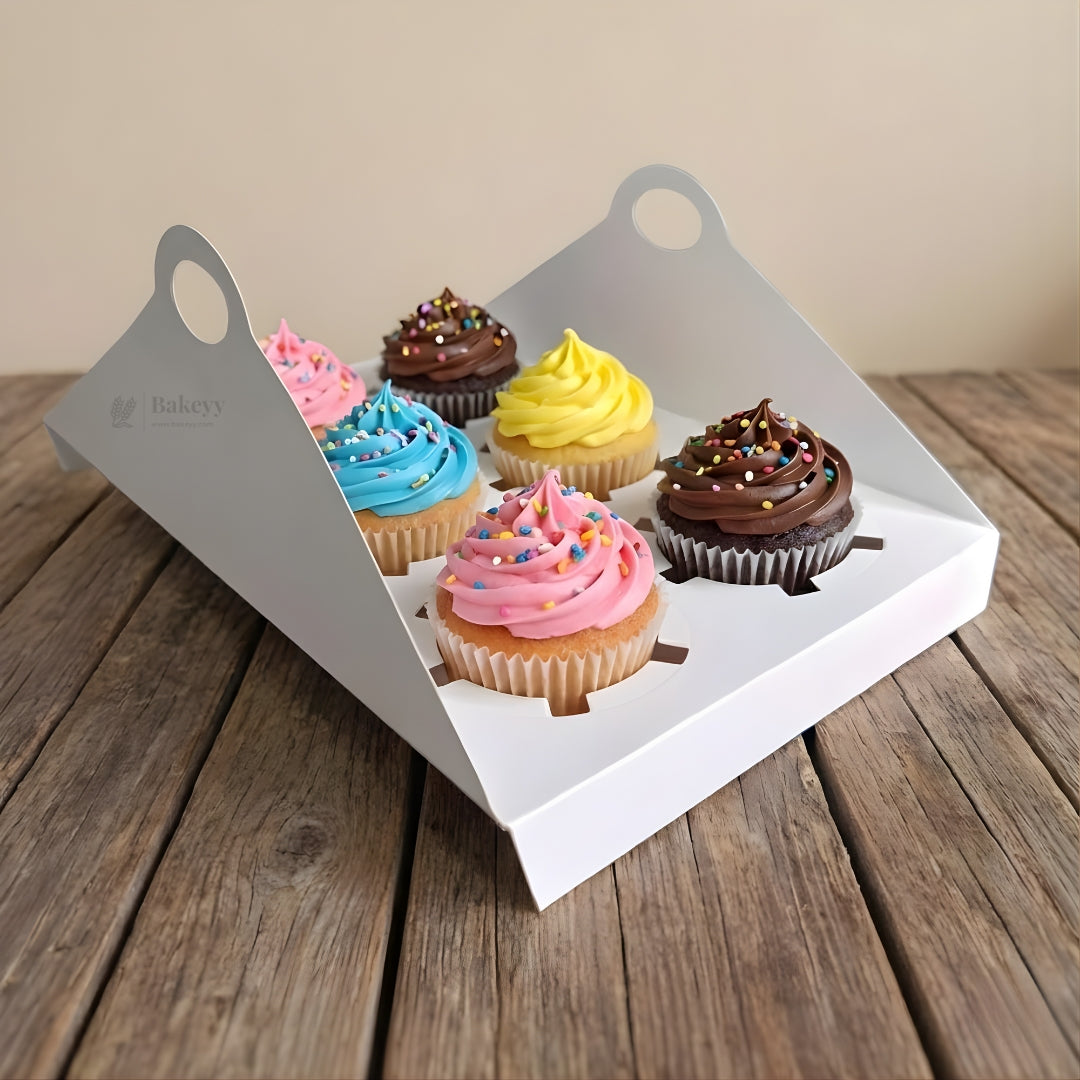 Cavity Cupcake Holder Tray | Bakery Cupcake Base Insert | Muffin Holder for Boxes | Pack of 25