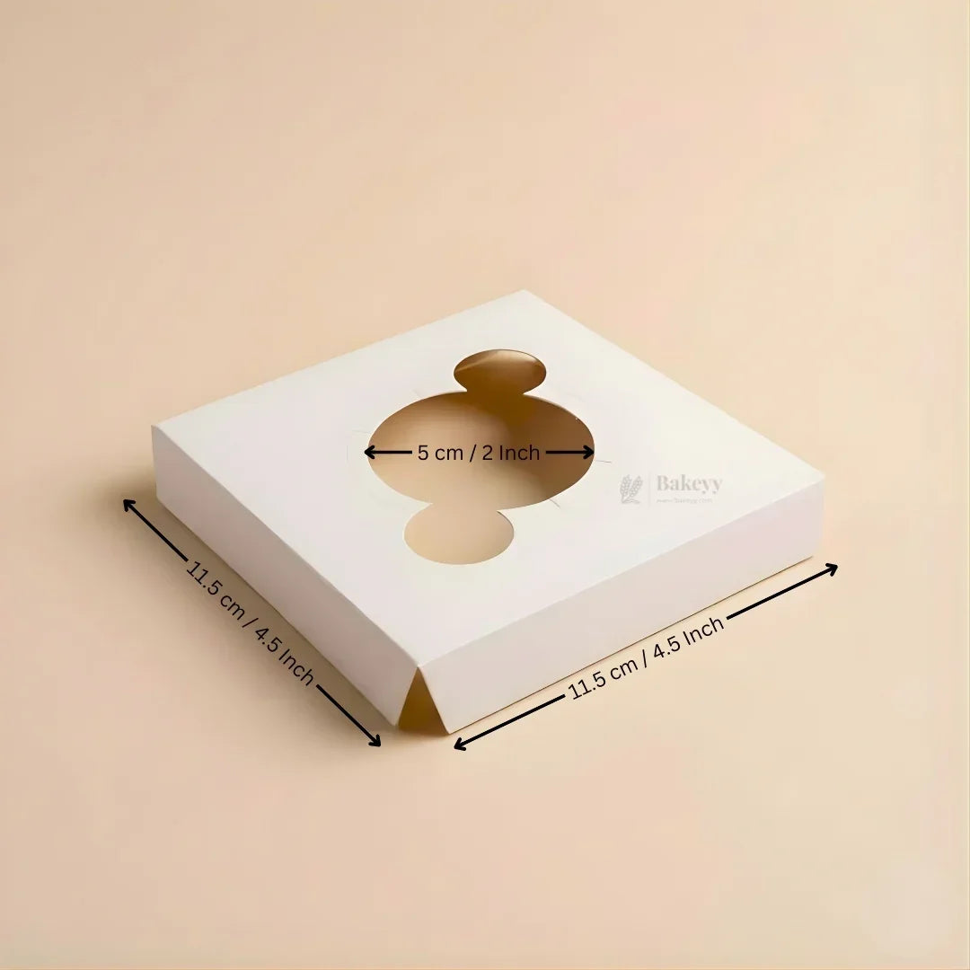 Cavity Cupcake Holder Tray | Bakery Cupcake Base Insert | Muffin Holder for Boxes | Pack of 25 - Bakeyy.com - India - Cavity Cupcake Holder Tray | Bakery Cupcake Base Insert | Muffin Holder for Boxes | Pack of 25 - 1 Cupcake / Without Handle 75.00