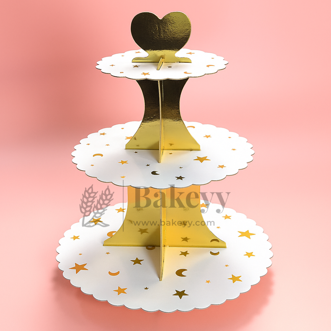 Three-Tiered Cupcake Stand | Cupcake Display Stand | 1 Piece
