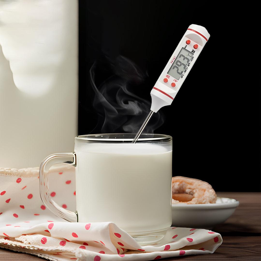 Food Thermometer, Digital Cooking Round Instant Read Meat Kitchen Thermometer | JR-1 | 1 Piece - Bakeyy.com - India - Food Thermometer, Digital Cooking Round Instant Read Meat Kitchen Thermometer | JR-1 | 1 Piece - Default Title