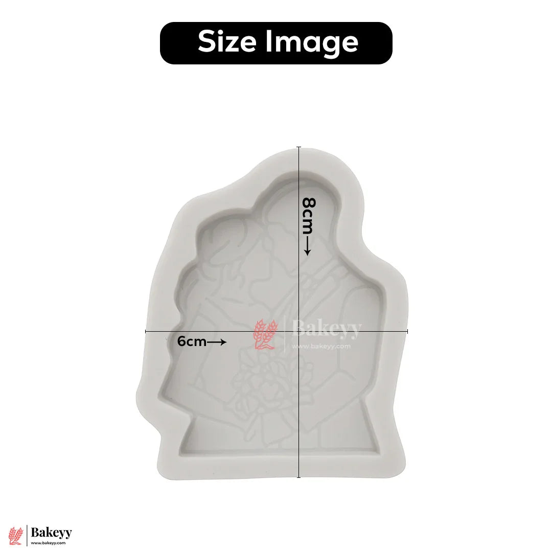 590 Bride & Groom Shape Fondant Mould - 1 Piece