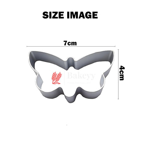 Cookie - Biscuit Cutter - Butterfly Rectangle Shape - Biscuit Mould - Aluminium - 1 Piece - Bakeyy.com - India - Cookie - Biscuit Cutter - Butterfly Rectangle Shape - Biscuit Mould - Aluminium - 1 Piece - Default Title