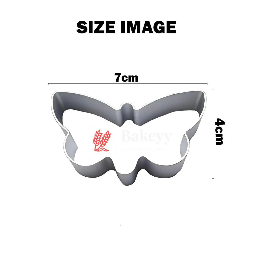 Cookie - Biscuit Cutter - Butterfly Rectangle Shape - Biscuit Mould - Aluminium - 1 Piece - Bakeyy.com - India - Cookie - Biscuit Cutter - Butterfly Rectangle Shape - Biscuit Mould - Aluminium - 1 Piece - Default Title