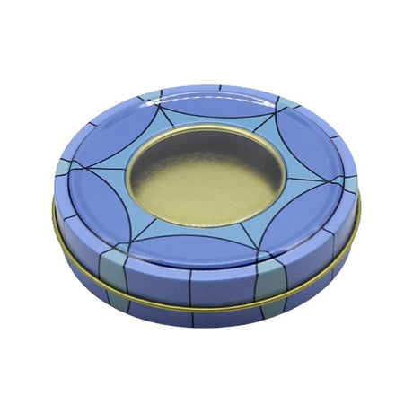 Designed candle tin box | Big Tin | Pack Of 6 - Bakeyy.com - India - Designed candle tin box | Big Tin | Pack Of 6 - Blue