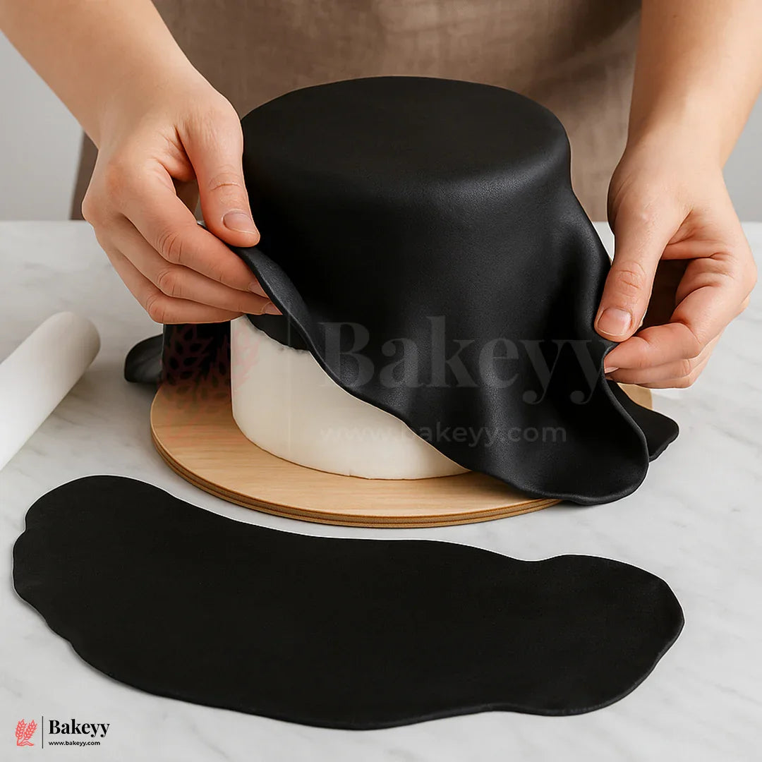 Sugarin Structure Fondant – Black | 225gm | For Figurines, Models & 3D Cake Decorations