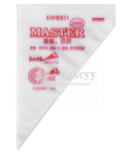 Disposable Piping Bag | Icing Bag -Pack of 100 (Medium) - Bakeyy.com - India - Disposable Piping Bag | Icing Bag -Pack of 100 (Medium) - Default Title