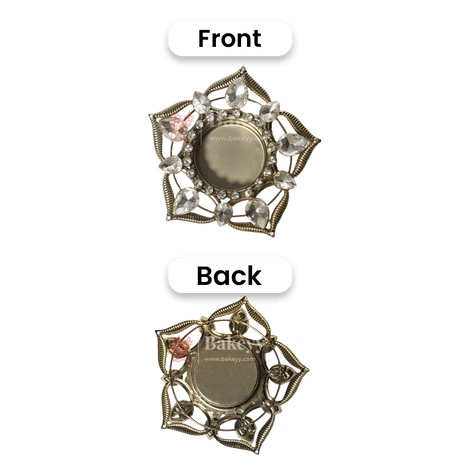 Diwali Diya | Spiral Diamond Design | Metal Diya With Diamonds | Diwali Lamp - Bakeyy.com - India - Diwali Diya | Spiral Diamond Design | Metal Diya With Diamonds | Diwali Lamp - Default Title