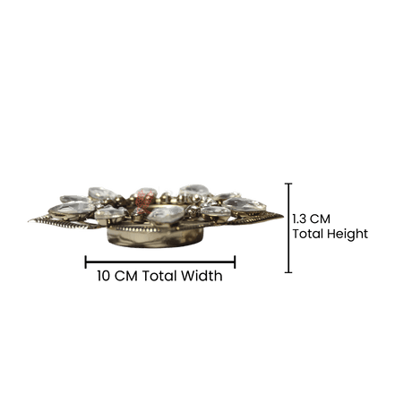 Diwali Diya | Spiral Diamond Design | Metal Diya With Diamonds | Diwali Lamp - Bakeyy.com - India - Diwali Diya | Spiral Diamond Design | Metal Diya With Diamonds | Diwali Lamp - Default Title