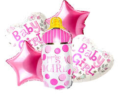 It’s a Girl Baby Bottle Foil Balloon | Party Decoration | 1 Piece