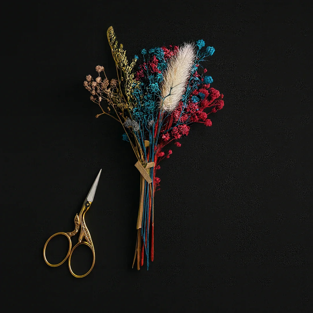 Natural Dried Flower Bouquet | DIY Crafts, Gift Wrapping & Aromatic Décor | Pack of 1 - Bakeyy.com - India - Natural Dried Flower Bouquet | DIY Crafts, Gift Wrapping & Aromatic Décor | Pack of 1 - Default Title 150.00