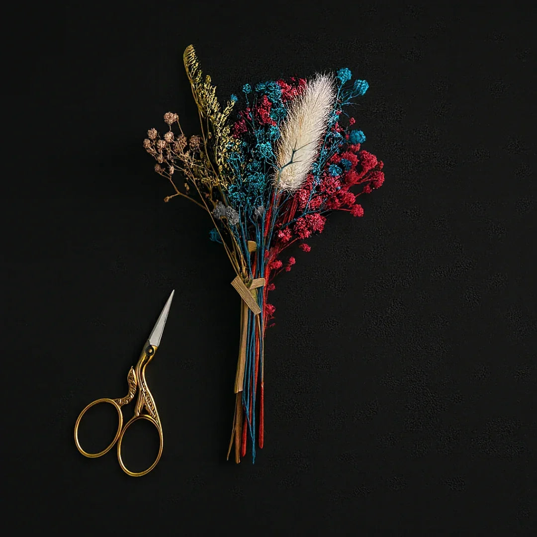 Natural Dried Flower Bouquet | DIY Crafts, Gift Wrapping & Aromatic Décor | Pack of 1 - Bakeyy.com - India - Natural Dried Flower Bouquet | DIY Crafts, Gift Wrapping & Aromatic Décor | Pack of 1 - Default Title 150.00