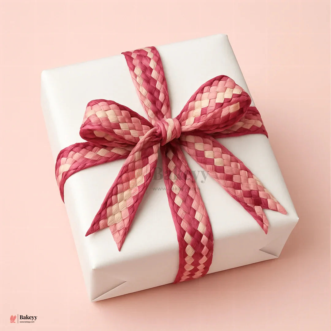 Pink Braided Rope| Perfect for Gift Wrapping and DIY Crafts| 1 Piece