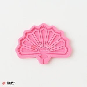 166 Chinese Fan Shaped Silicone Mold Shape Silicone Fondant Mould - 1 Piece - Bakeyy.com - India - 166 Chinese Fan Shaped Silicone Mold Shape Silicone Fondant Mould - 1 Piece - Default Title