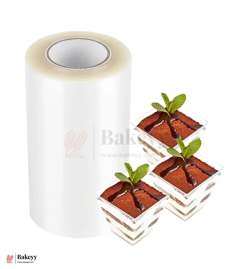 Transparent Cake Collars Roll – 8cm (3.5 inch) Acetate Film for Cake Decoration & Dessert Layering| 10 Meter Roll