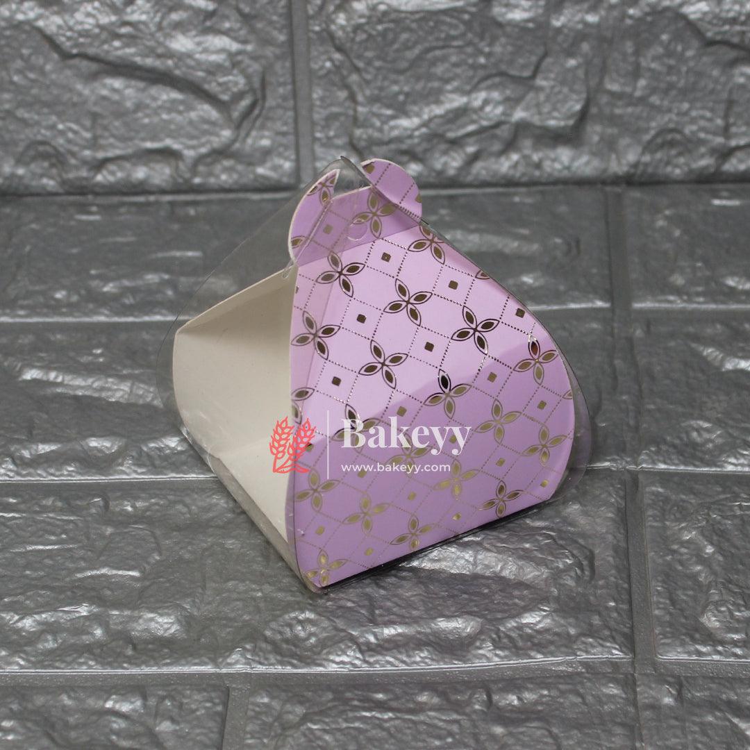 8x8x11 cm | PVC Goodie Box | Elegant Design for Gifting and Packaging | Pack of 10 | - Bakeyy.com - India - 8x8x11 cm | PVC Goodie Box | Elegant Design for Gifting and Packaging | Pack of 10 | - Purple