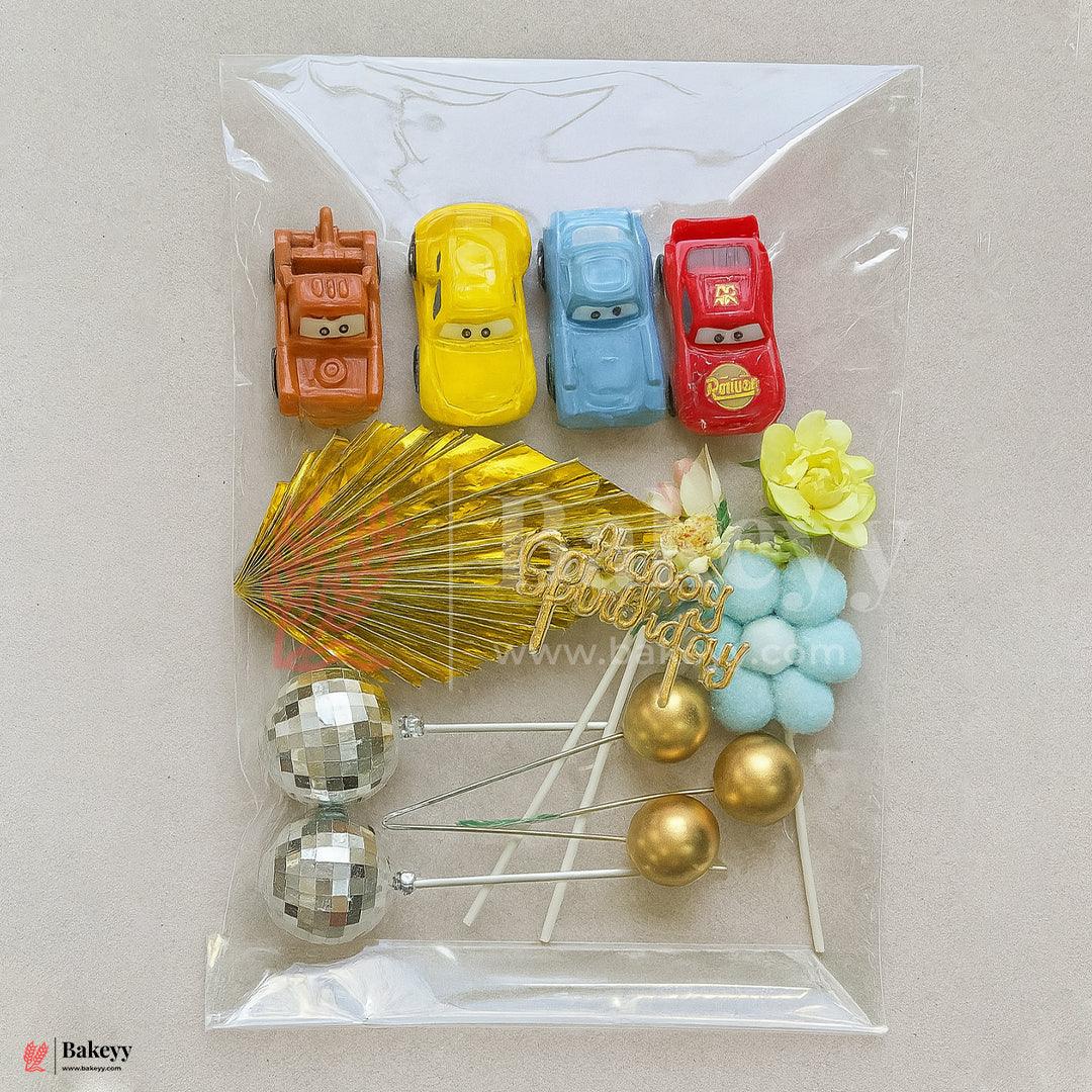 Surprise Car Theme Cake Decoration Pack – Random Car Toppers