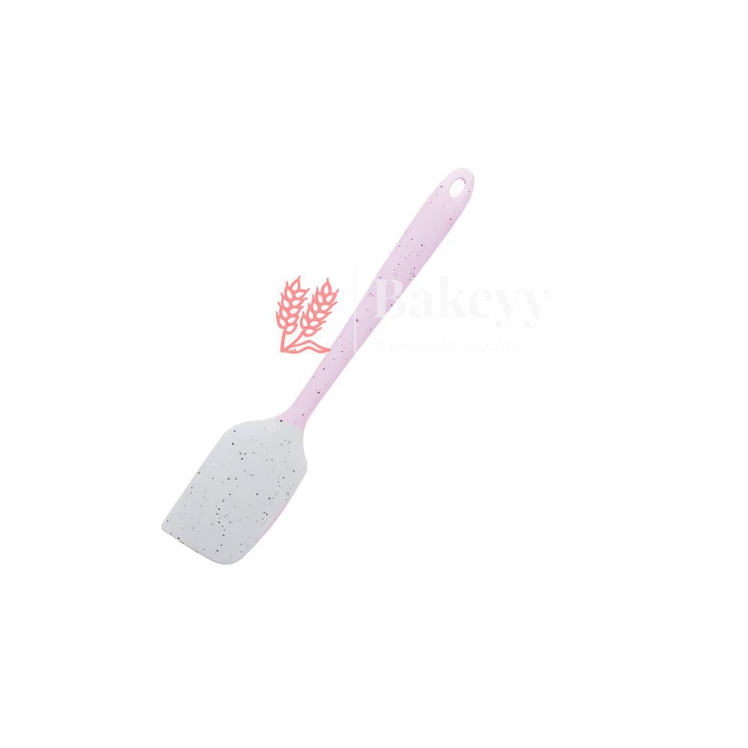 20x4cm | Heat Resistant Silicone Spatula| Kitchen Silicone Spatula for Cooking| Dishwasher Safe Rubber Spatula for Baking Cake Pancake - Bakeyy.com - India - 20x4cm | Heat Resistant Silicone Spatula| Kitchen Silicone Spatula for Cooking| Dishwasher Safe Rubber Spatula for Baking Cake Pancake - Pink