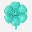 Happy Flower Foil Balloon | Smiling Daisy Balloon | Event & Celebration Decoration - Bakeyy.com - India - Happy Flower Foil Balloon | Smiling Daisy Balloon | Event & Celebration Decoration - Teal