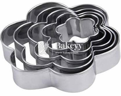 flower-shape-cookie-cutter-or-set-of-5-stainless-steel-star-cutter-pancake-mould-bakeyy-com-1 - Bakeyy.com