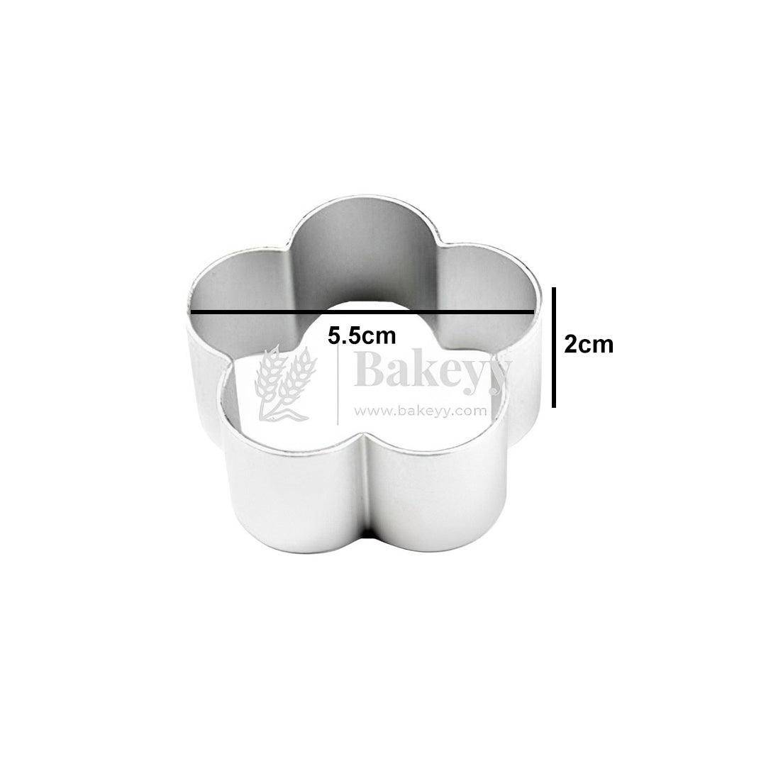 Cookie - Biscuit Cutter - Plum Flower Shape - Biscuit Mould - Aluminium - 1 Piece - Bakeyy.com - India - Cookie - Biscuit Cutter - Plum Flower Shape - Biscuit Mould - Aluminium - 1 Piece - Default Title